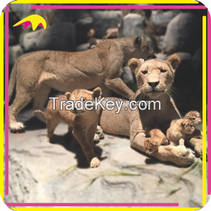 KANO5228 Amusement Park Artificial Life-Size Zebra Animal Statues