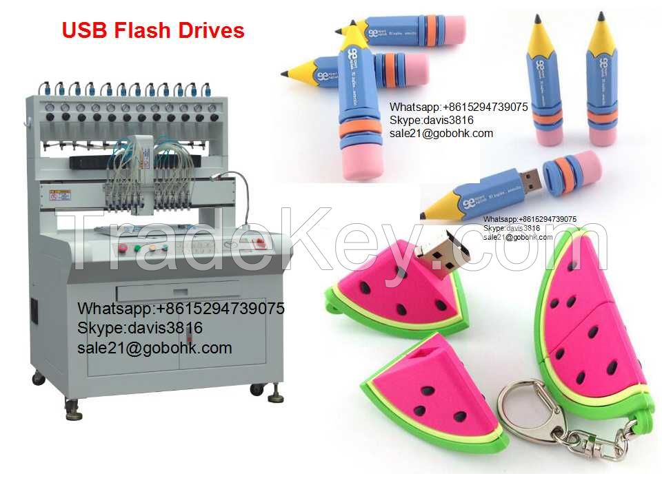 New condition Rubber keyring PVC keychain micro injection machine