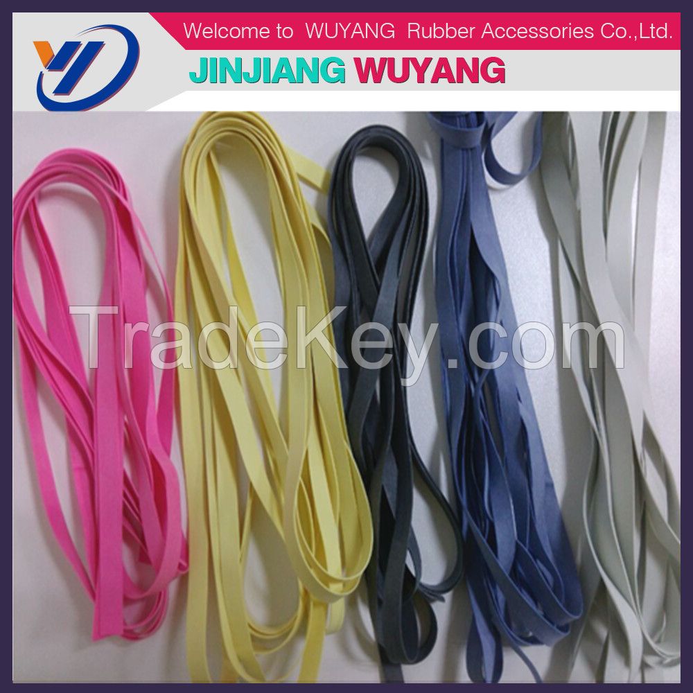 2016 high strength rubber tape for women swimwear made in china