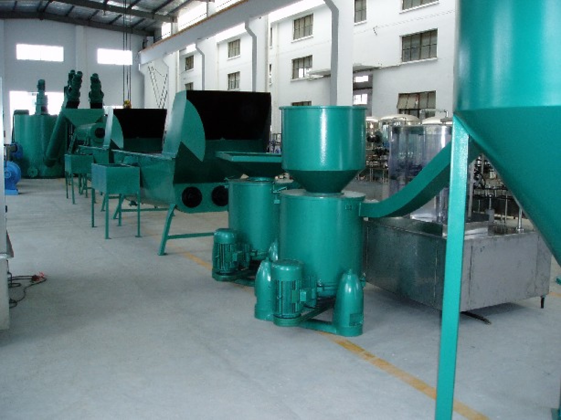 PET Bottle Crushing , Washing And Drying Equipment