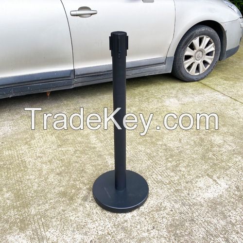 Crowd Control Post/Queue Line Post/Barrier with Retractable Belt /Retractable Belt Queue Barrier Post/Retractable Belt Barrier/Central Isolation Barrier