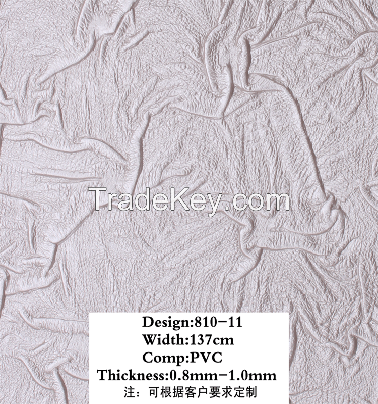 knitted 3d wall paper pvc bonded leather