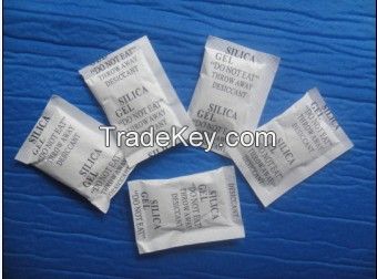 Packed desiccant sachet