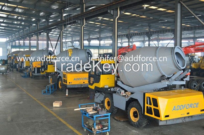 output capacity 3.5m3 Mobile Self Loading Concrete Mixer Truck Price