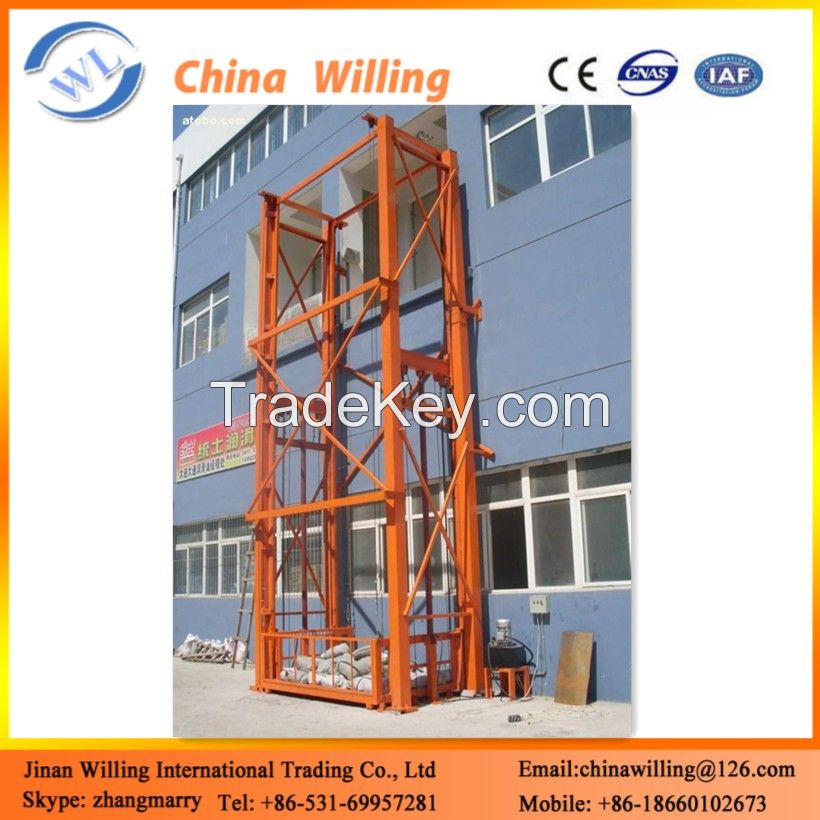 Hydraulic Warehouse Cargo Lift Construction Hoist