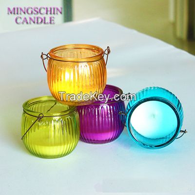 Mingschin citronella glass candle