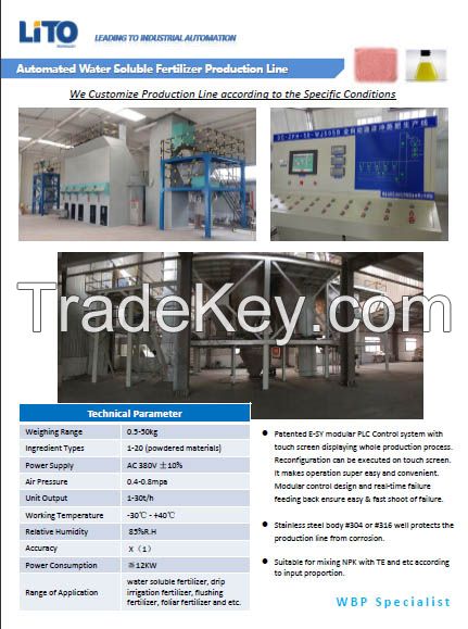 Automated Water Soluble Fertilizer Production Line