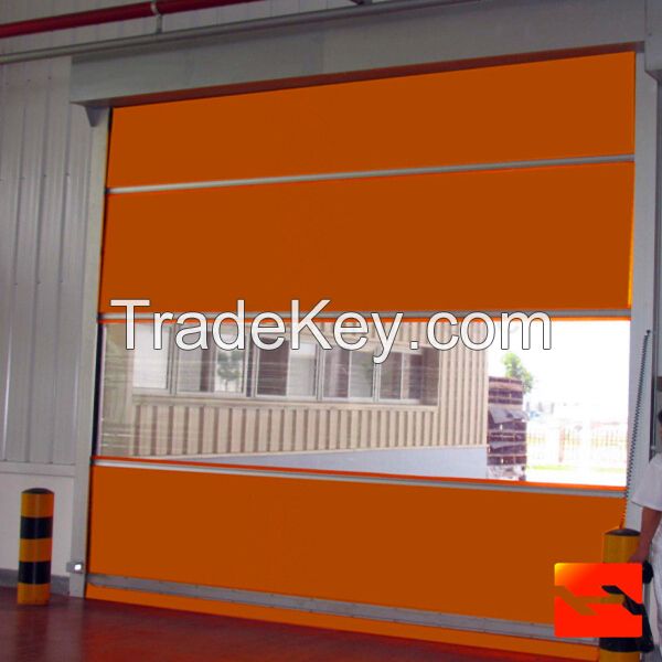 Automatic Industrial PVC High Speed Rolling Shutter Door