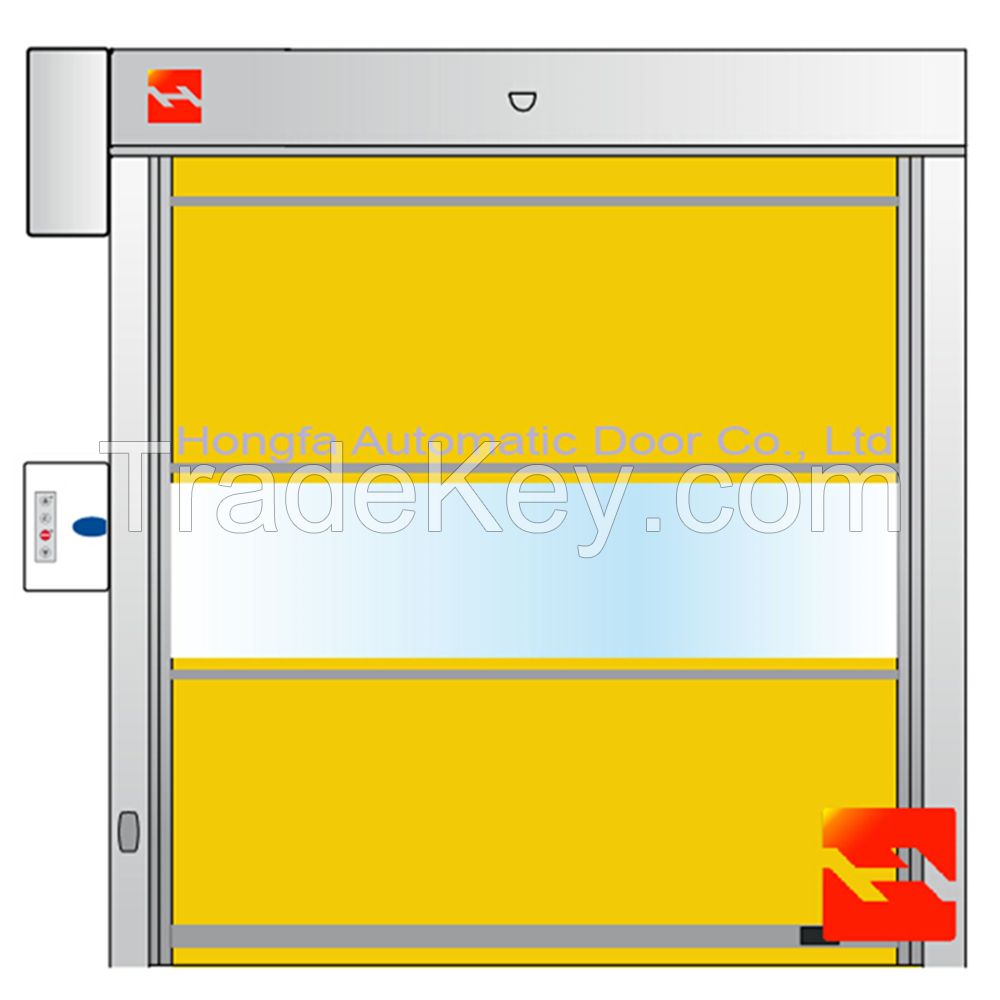 Automatic High Speed Rolling Shutter Industrial Door