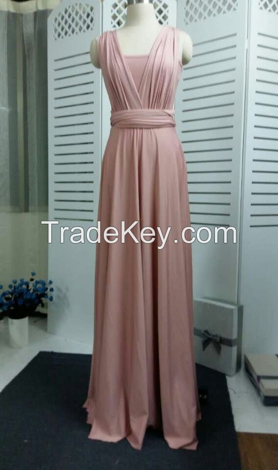 Multi way dress women bridesmaid evening dress maxi long convertible dress