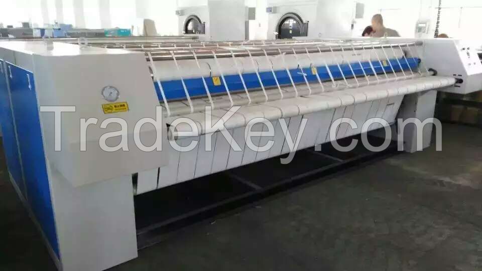 Flatwork ironer hotel hospital school sheets ironing machine