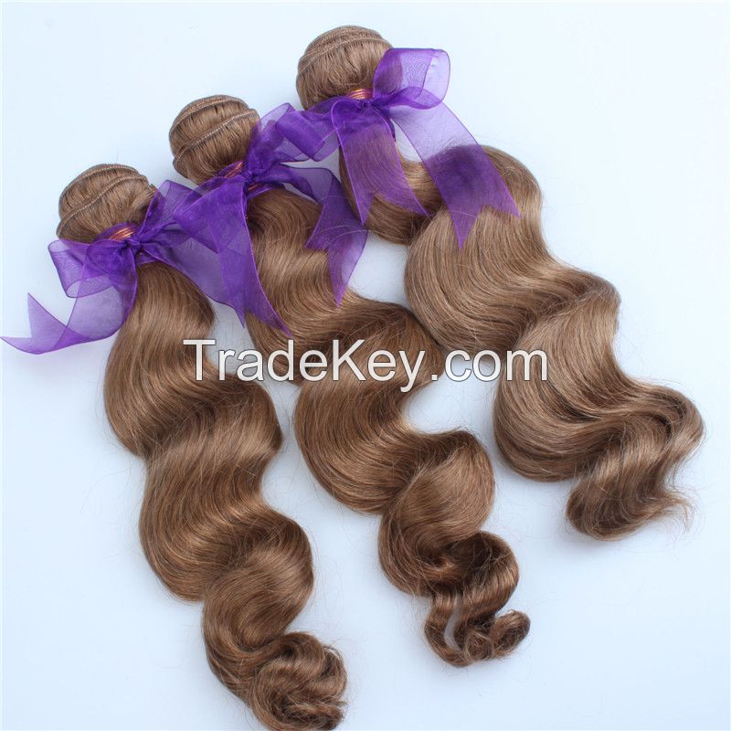 Popular 100% hair weft 8-32inches Brazilian body wave extension human