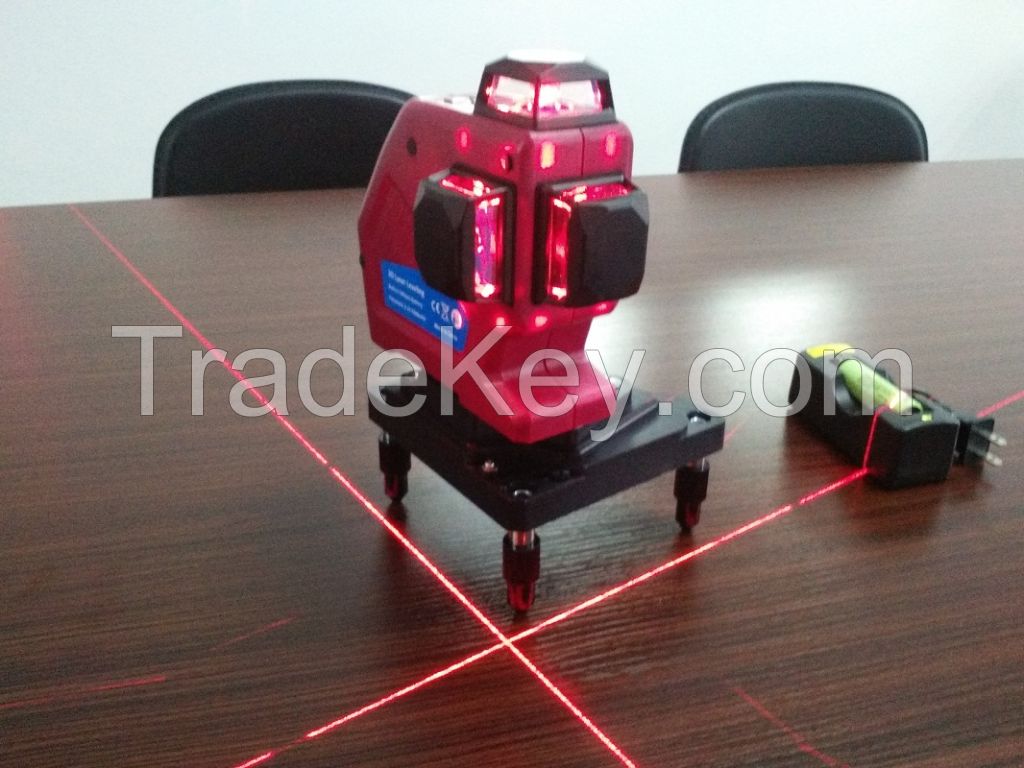 DOVOH 12 Lines 3D laser level  DLL3-360S  120mw Red Strong Laser Beam