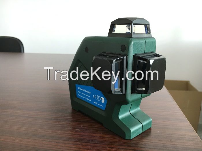 DOVOH 12 Lines 3D Laser Level  DLL3-360G 520NM Green Laser Level