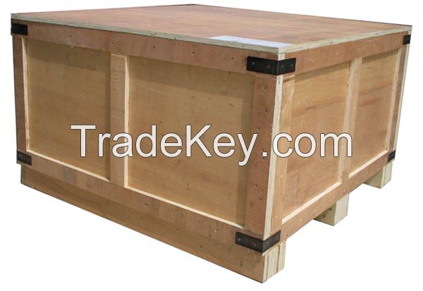 wood packaging crates export transport packaging foldable plywood packing box wooden crates ISPM15