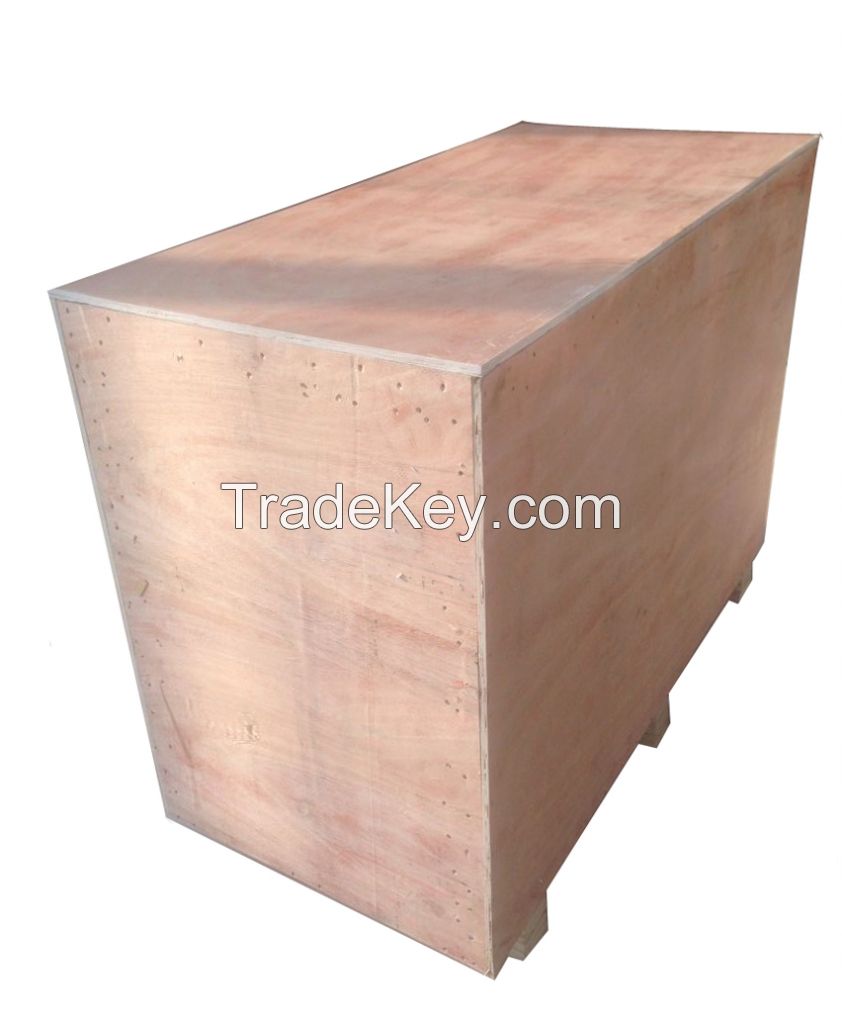 machinery packing export shipping collapsable plywood packing box wooden crates ISPM15