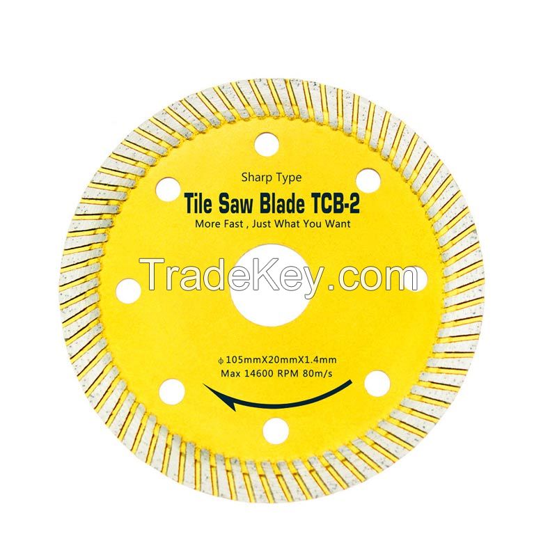 high efficiency diamond turbo saw blade for ceramic tiles