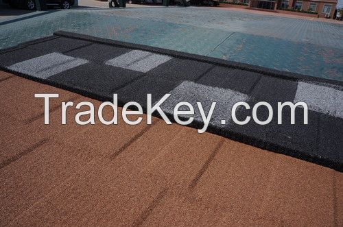  Factory stone coted steel roof tiles chinese style roof tile