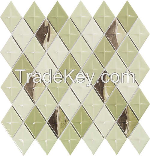 Porcelain mosaic tile