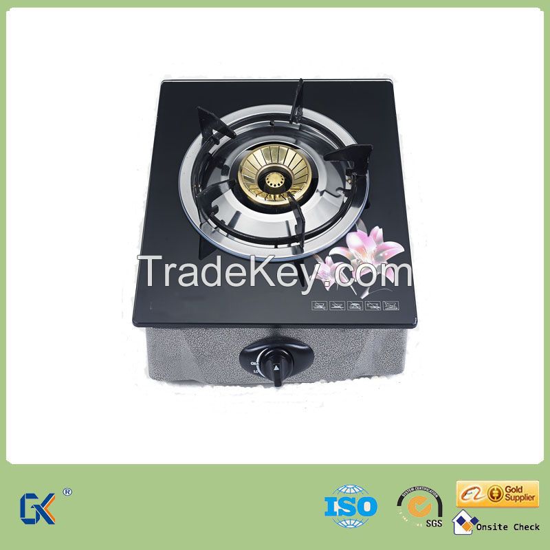 Single burner glass gas stove(GK-TGSB01)