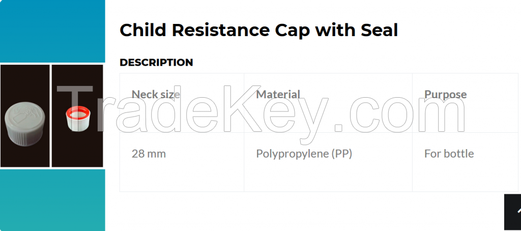 Child Resistance Cap