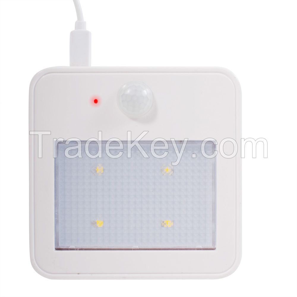 Solarmks 4 LEDs Cabinet Light Motion Sensor Powered by Included Batter