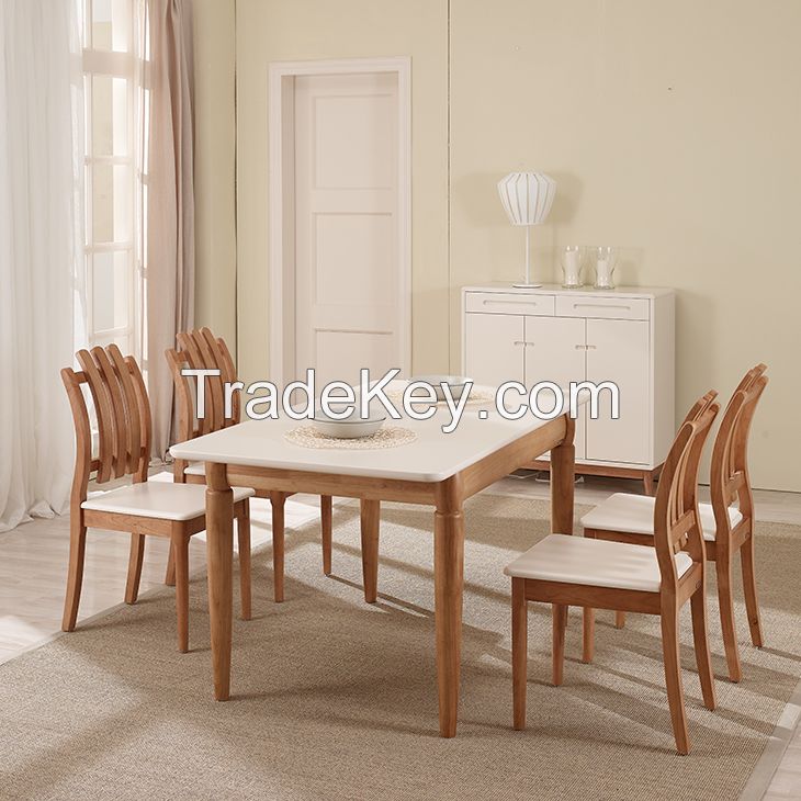 Nordic Style Dining Room Furniture Dining Sets with table and chair