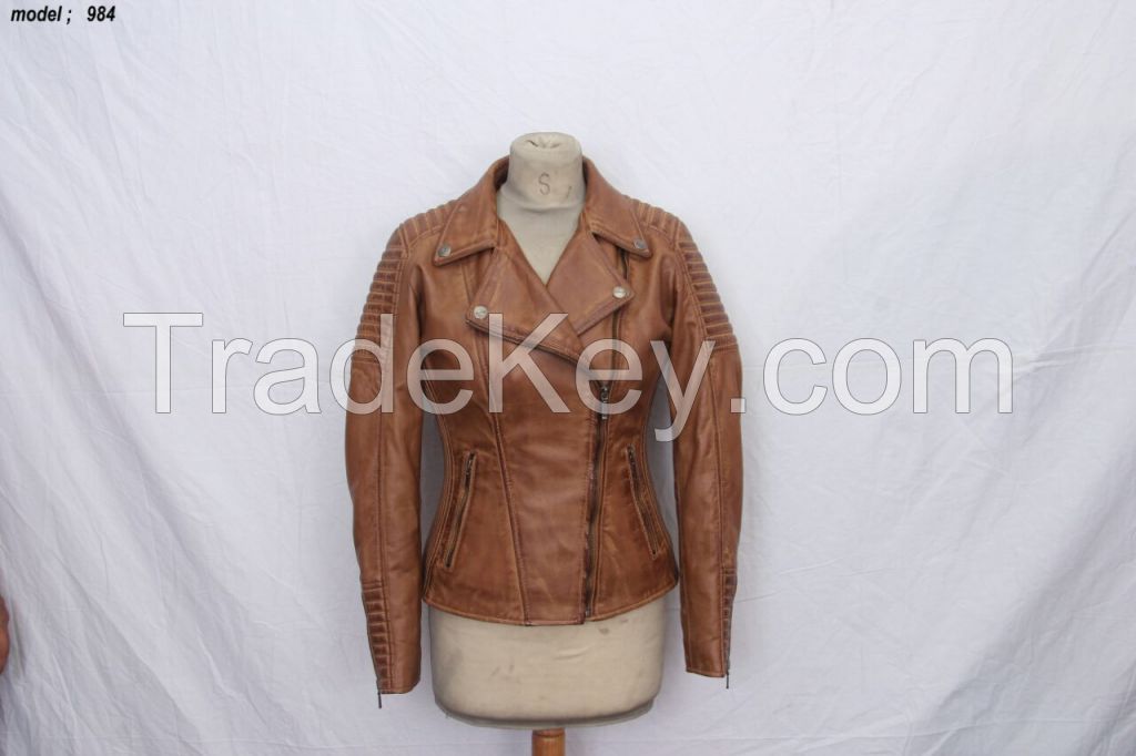 New Fashion Women 100%  Original Lamb Leather Fashion jacket Coat IUI 873