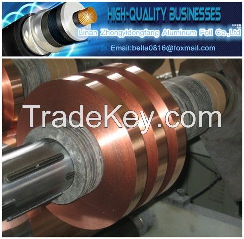 Single Side Conductive Copper Foil Tape for Cable Shielded