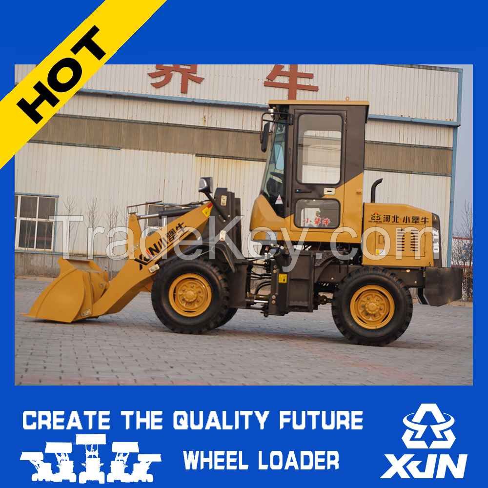 Small construction machine 1 ton 0.4CBM ZL10 mini wheel loader with CE