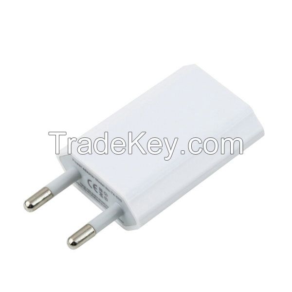 Original iphone 5W 2 round pins EU USB power adapter