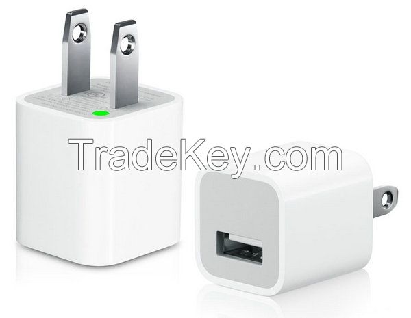 Original iphone 5W 2 flat pins US USB power adapter