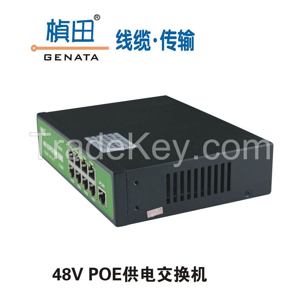 8-Port 10/100M POE Switch(Built-in Power Adapter)