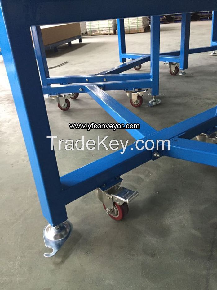 Portable Gravity Roller Conveyor Assembly Line