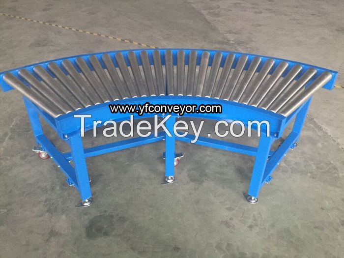 Portable Gravity Roller Conveyor Assembly Line
