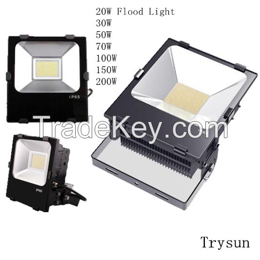 Green, Energy Savings LED Flood Light, 3 Years Warrtanty, Outdoor Factory Lighting 20W 30W 50W 70W 100W 150W 200W