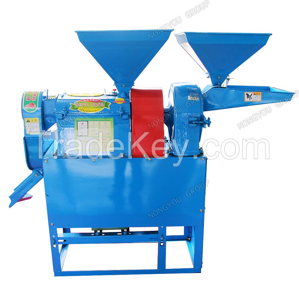 Small portable rice milling machine 2.2kw manufacturer