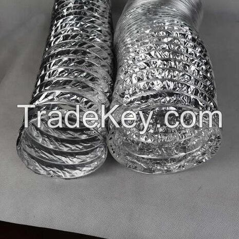 China supplier high quality fire resistant 12 inch flexible aluminum foil duct for air conditioner