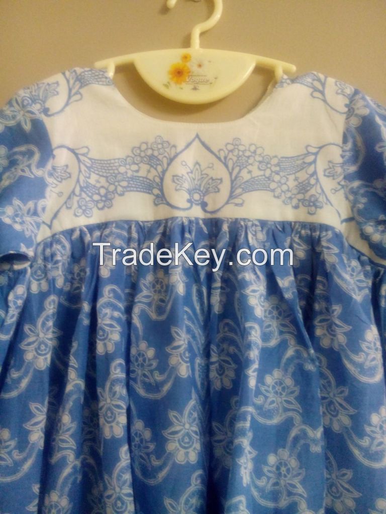 Girls Cotton Frock