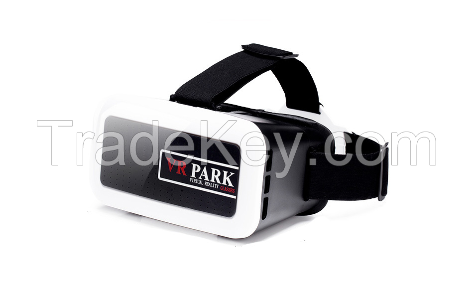 VR PARK1 Plastic google cardboard 3D VR glasses 3D video movie game glasses with focal and pupil distance adjustment