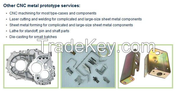 CNC machining Rapid Prototyping process aluminium, 6160, 6061.7075 alum