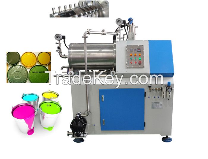 Horizontal industry grinding bead mill for chemical industry