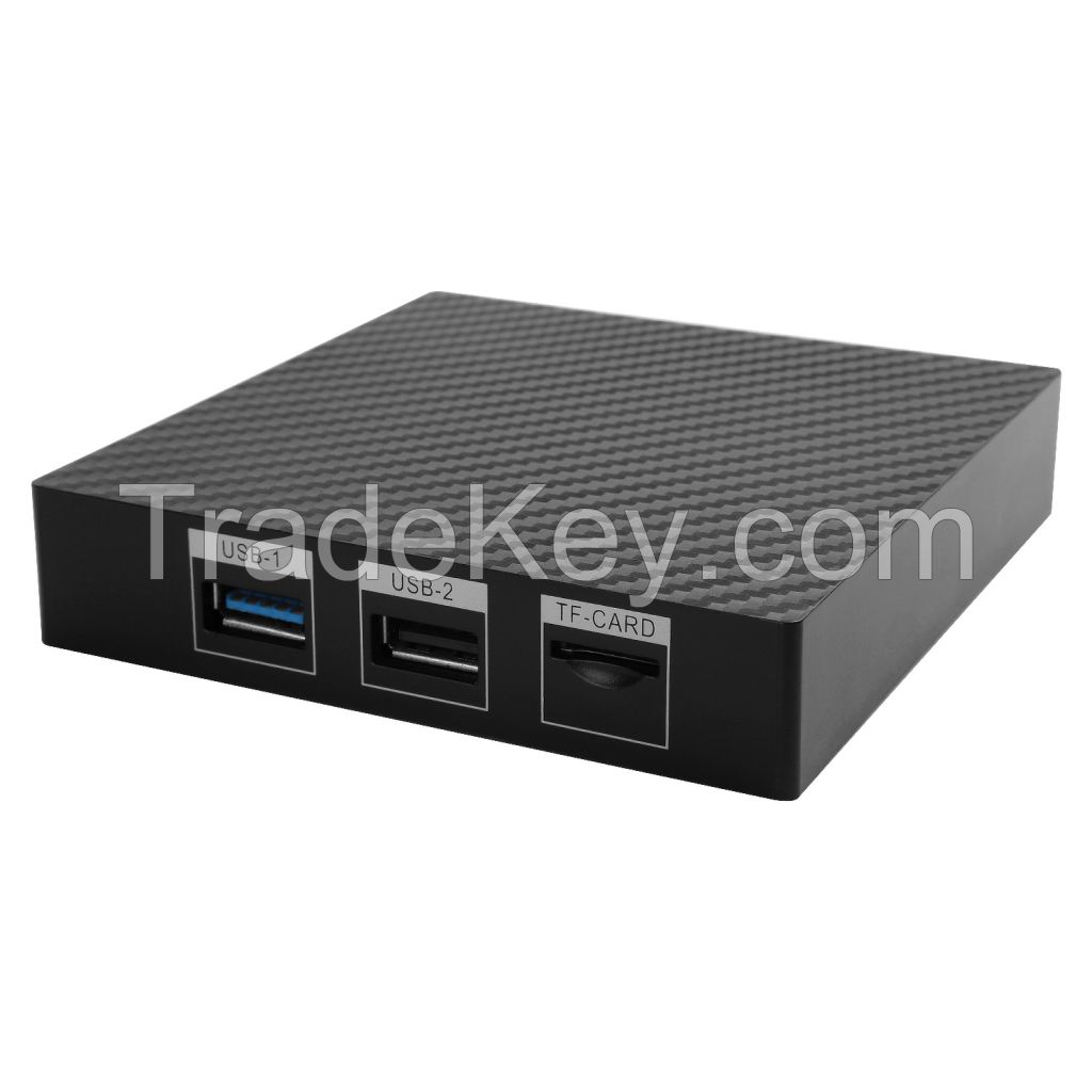 QINTAIX Amlogic S905X4 USB 3.0 TV BOX POE Android player 4G RAM 32G ROM Media player 2.4G/5G WIFI RTC CEC