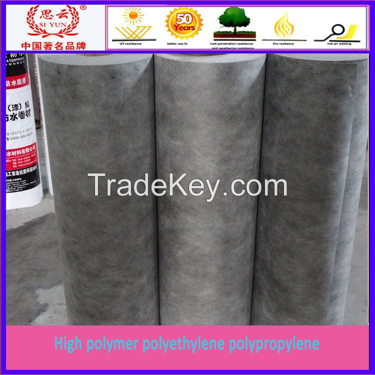 High polymer polyepropylene polyethylene waterproof membrane