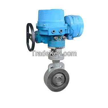 The wafer electric butterfly valve