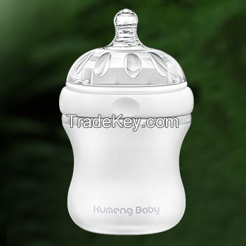 Kumeng Baby extra wide caliber baby silicone feeding bottle