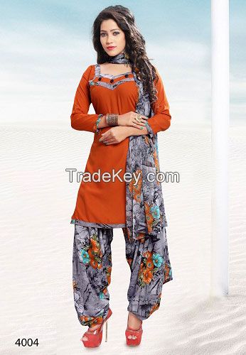 CREPE SALWAR KAMEEZ (SET OF 12 SALWAR KAMEEZ)