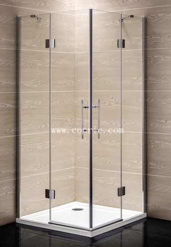 Frameless chrome shower enclosure with good quality