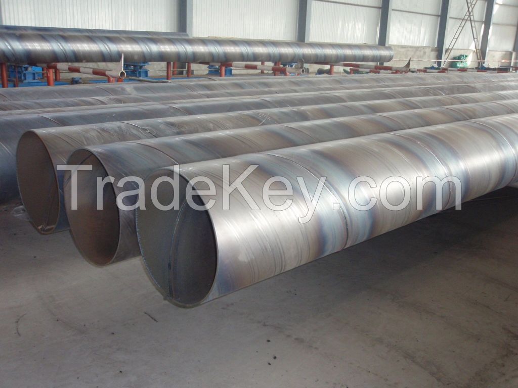 high quality manufacturer and supplier of SAW longitudinal and spiral steel welded pipe