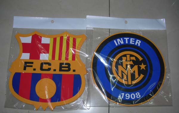 mouse pad with soccer team logo